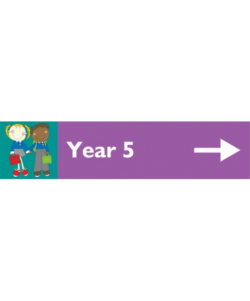 Year 5 Direction Sign