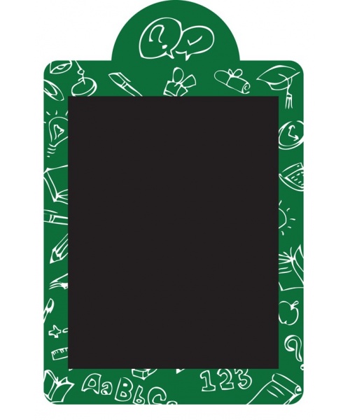 Green Back to School Arched Chalkboard