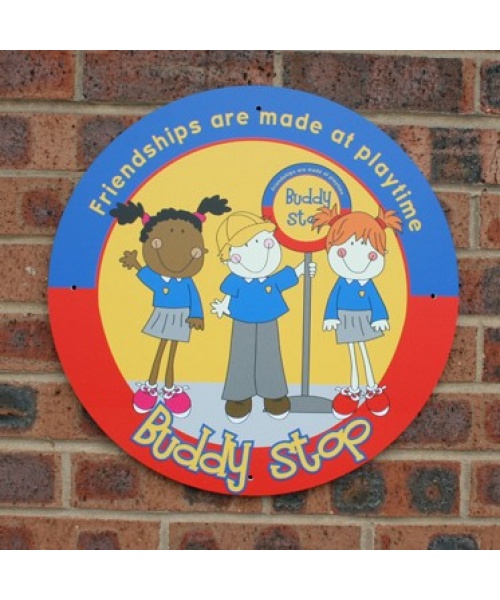 Buddy Stop Wall Sign