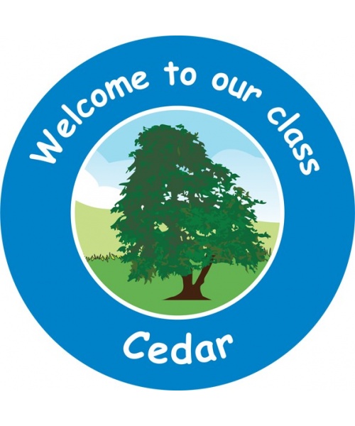 Classroom sign Cedar