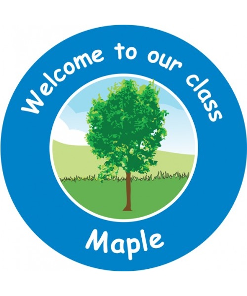 Classroom sign Maple
