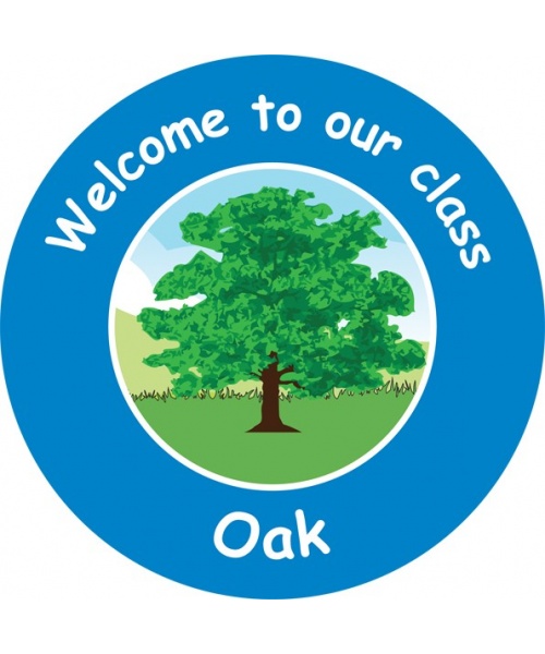 Classroom sign Oak