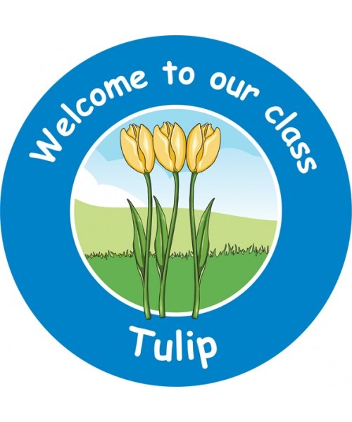 Classroom sign Tulip