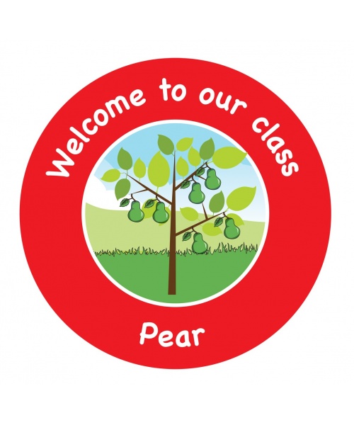 Classroom sign Pear UD004120