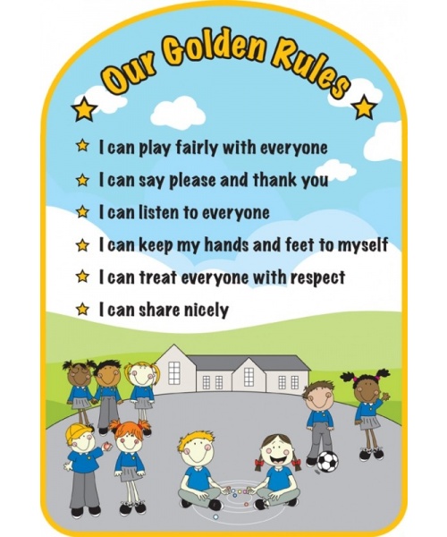 Golden Rules Sign