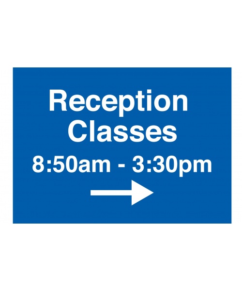 Reception classes sign UD04117