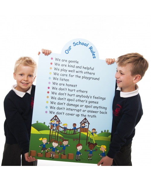 School Rules Sign UD03543