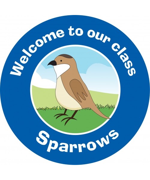 Sparrow bird sign UD04262